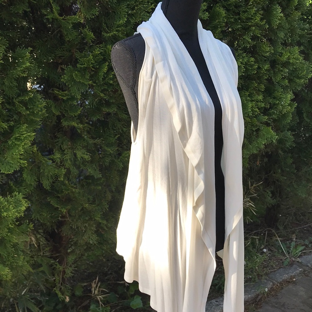 Helmut Lang Draped Sleeveless Cardigan - Picture 7 of 7